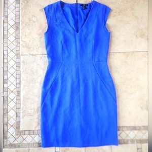 Elegant Blue Sleeveless Dress